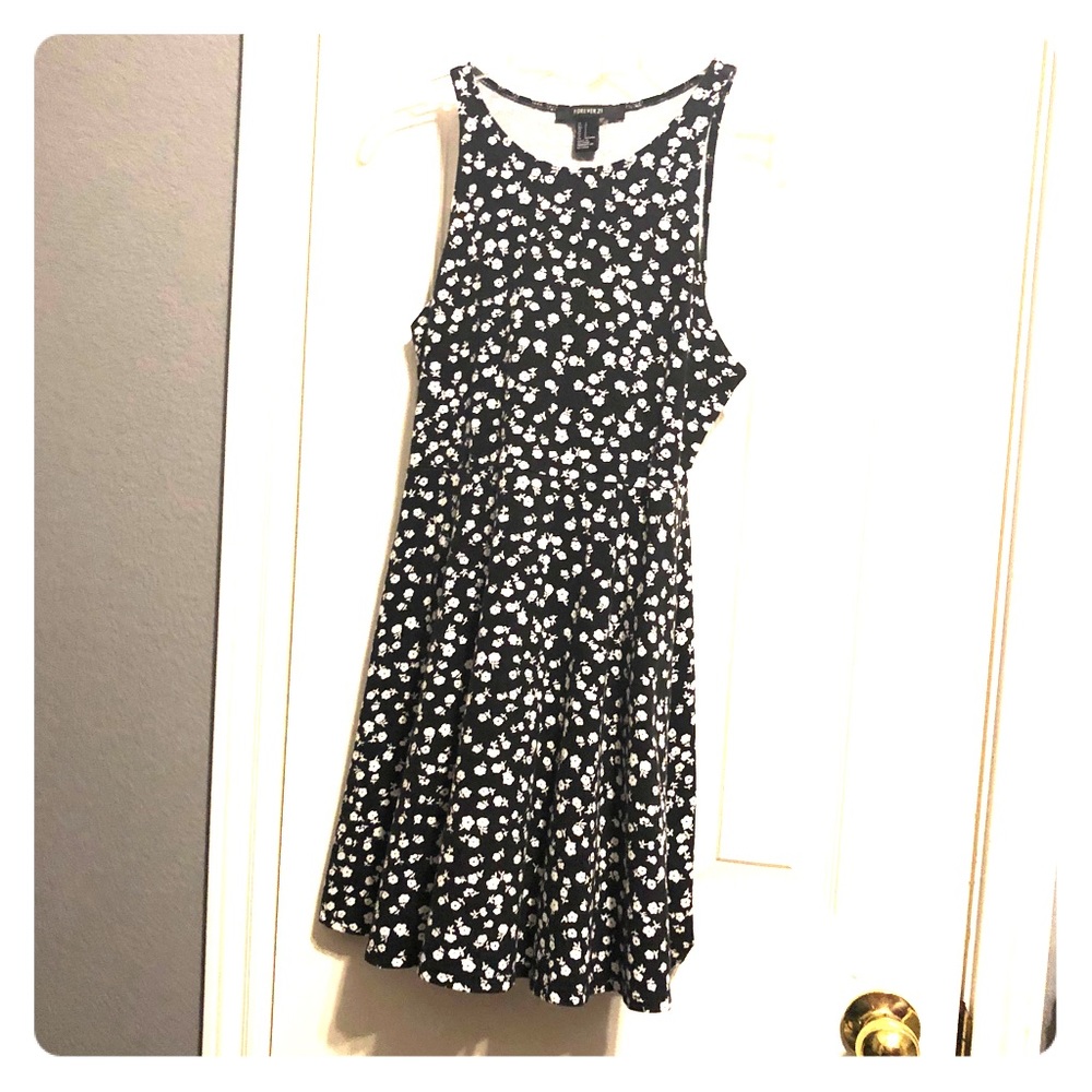 Forever 21 Floral Print Skater Dress